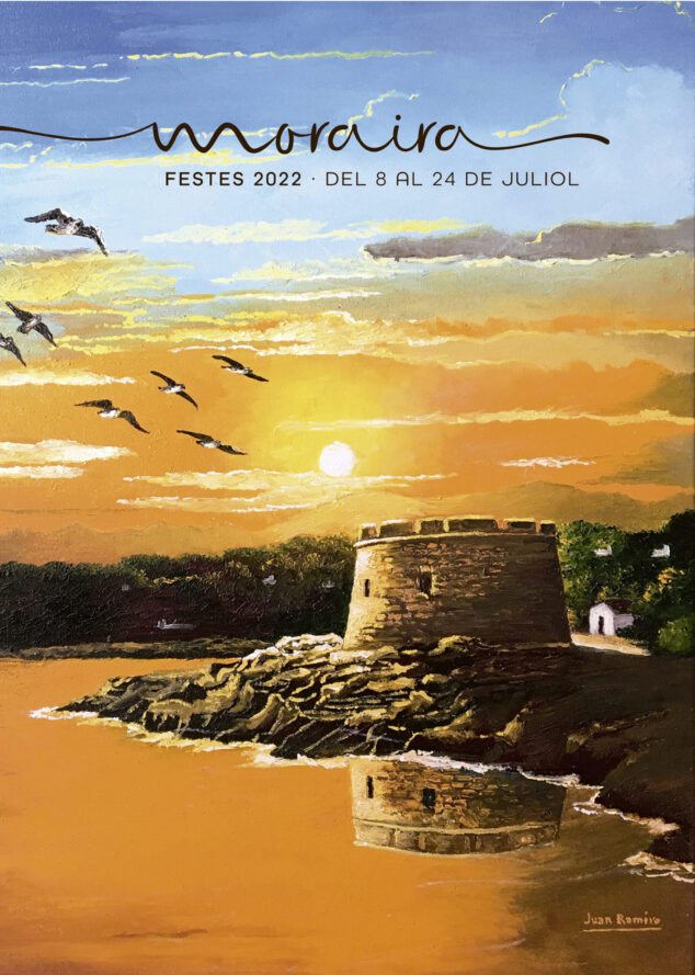 Imagen: Cartel de las fiestas de Moraira de 2022
