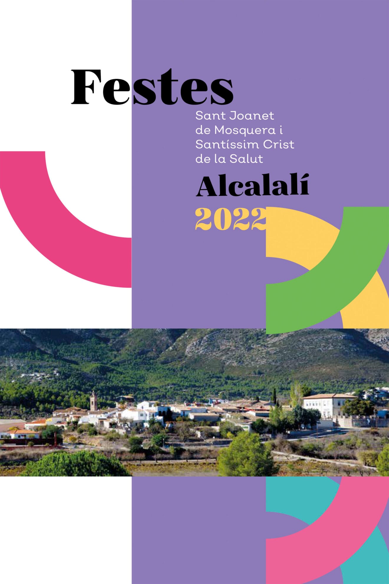 Cartel de las fiestas patronales de Alcalalí 2022