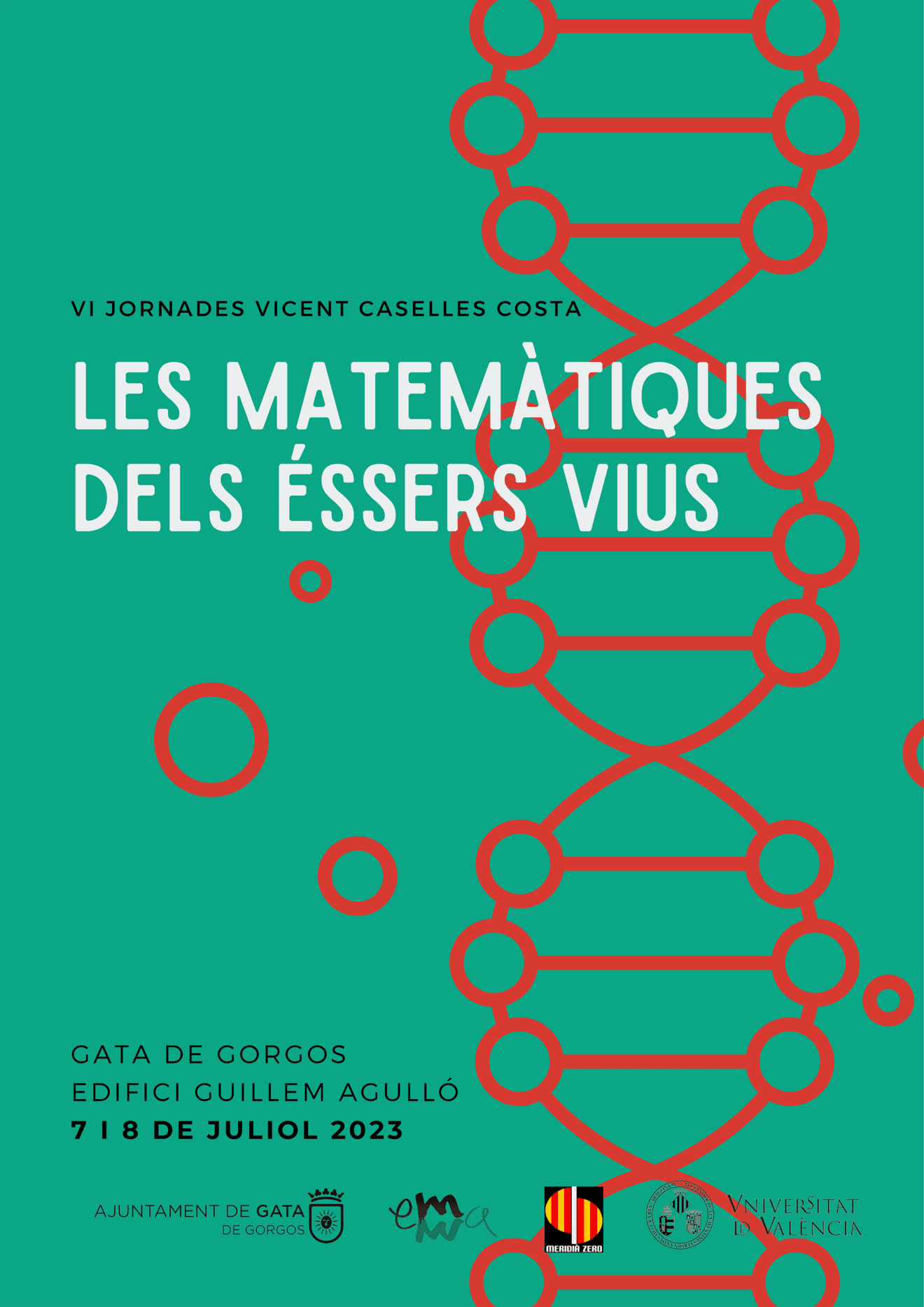 Cartel de Les matemàtiques dels essers vius