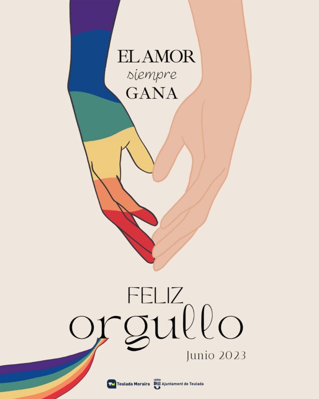 Imagen: Cartel por el Día del Orgullo LGTBIQ+ en Teulada Moraira