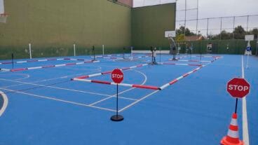 Circuito de educación vial en el CEIP Sant Vicent Ferrer de Teulada