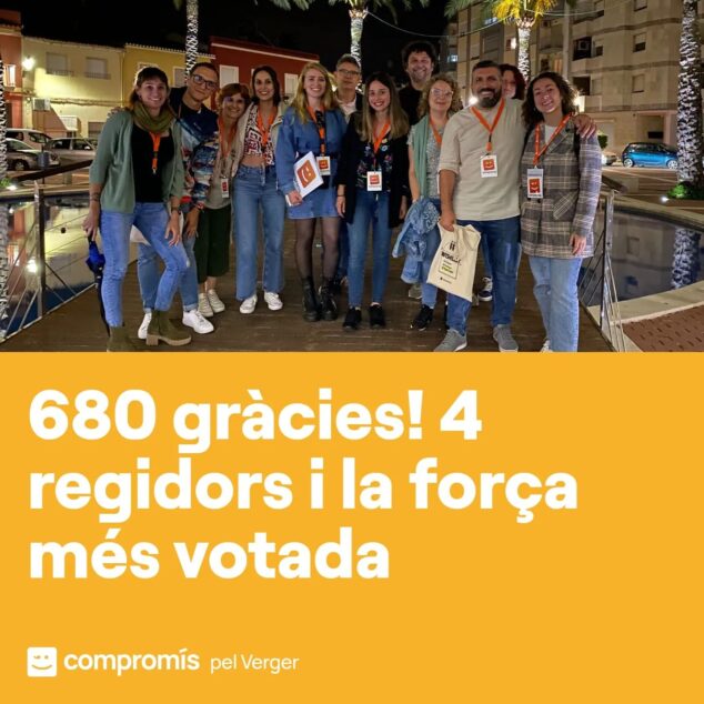 Imagen: Compromis El Verger gana las elecciones