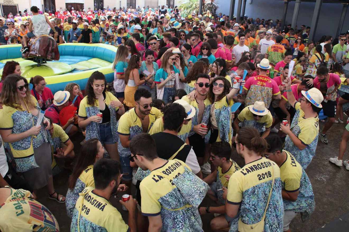 Día de las quintadas en las Fiestas de Pedreguer de 2022