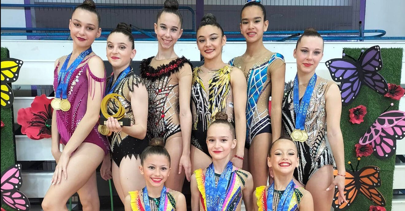 Equipo del Club Gimnasia Calpe