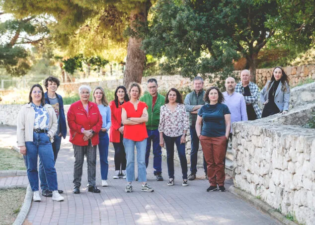 Imagen: Equipo del PSPV PSOE de Pedreguer durante la campaña electoral