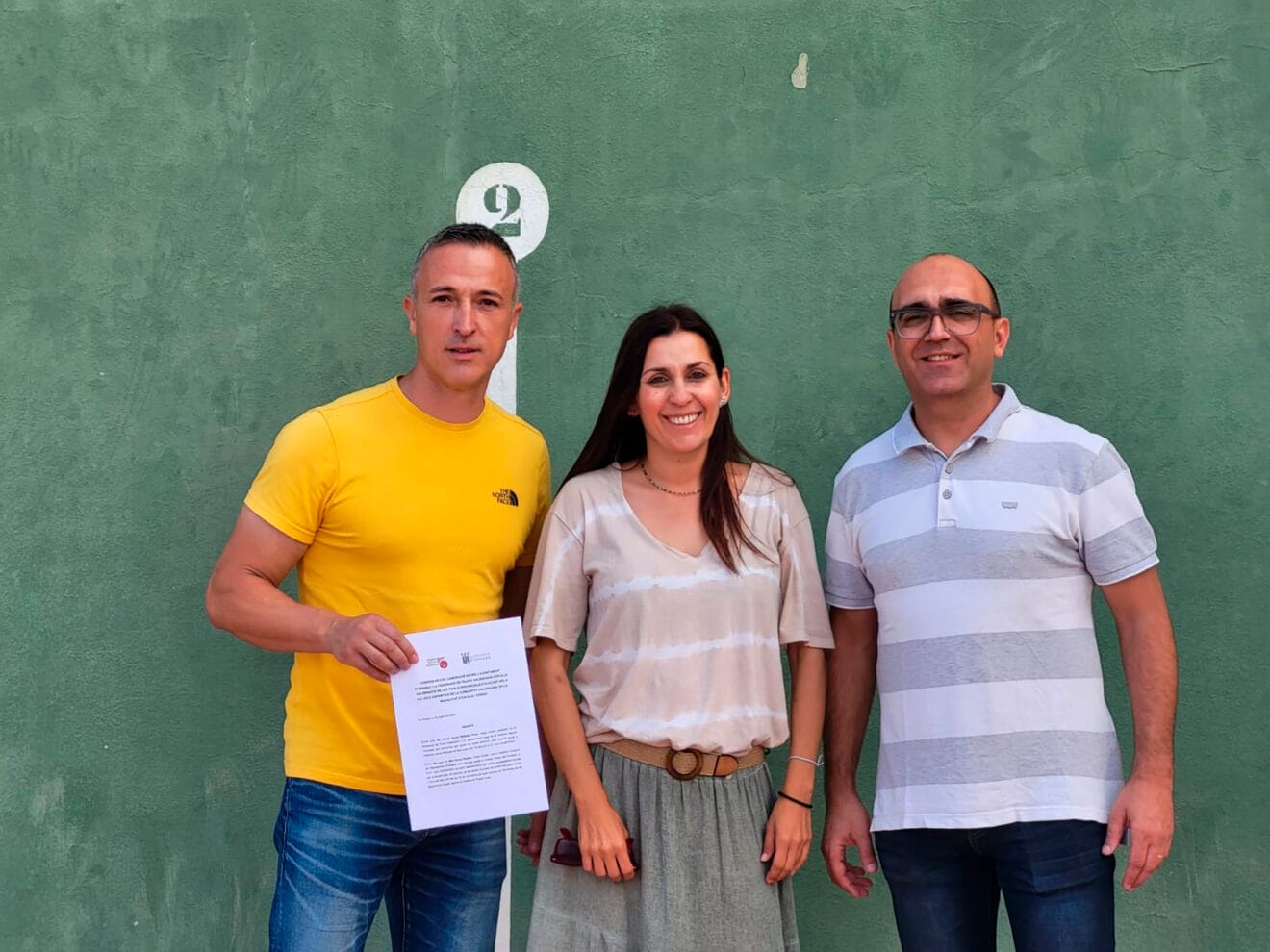 Firma del convenio entre el Ayuntamiento de Ondara y la Federación de Pilota Valenciana