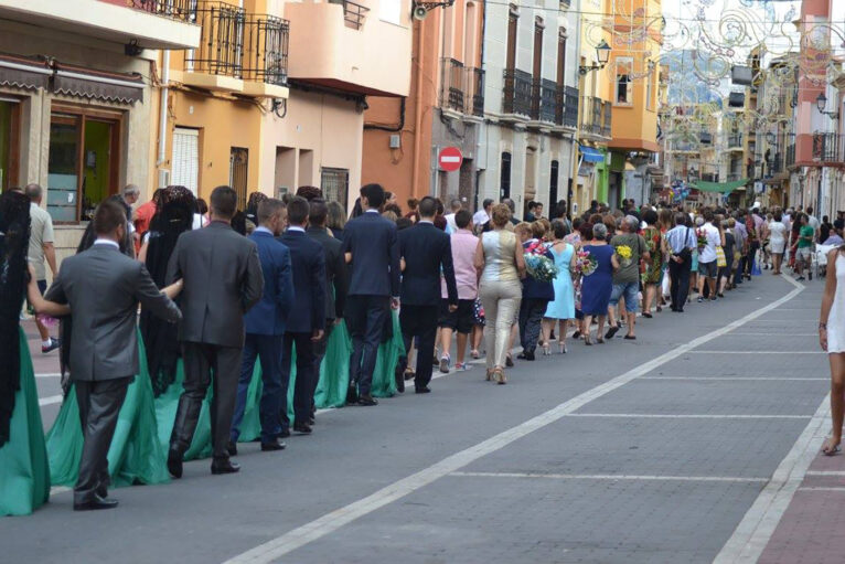 Ofrenda de flores en las fiestas patronales del Verger de 2015 - Héctor Fornés Perelló