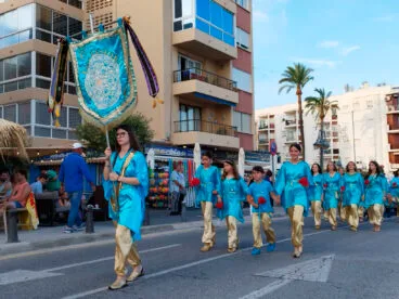 Ofrenda de los Moros y Cristianos de Moraira 2023 08