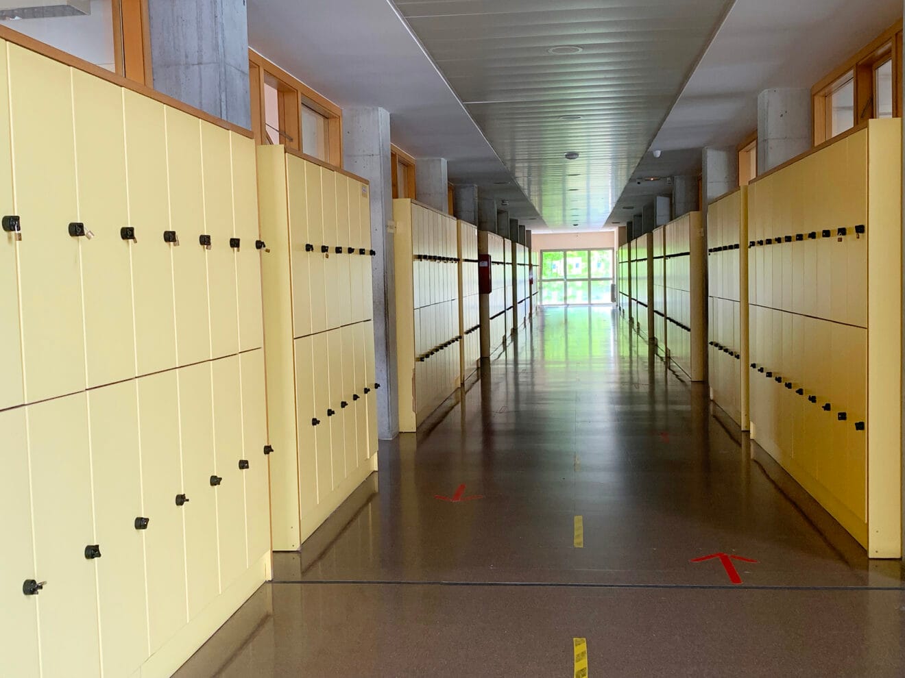 Pasillo del IES La Mar de Xàbia