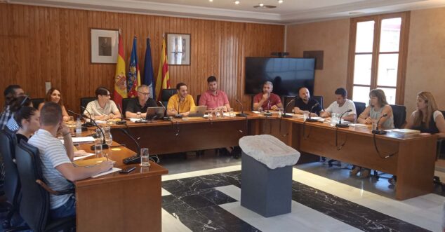 Imagen: Pleno extraordinario de Ondara en junio de 2023