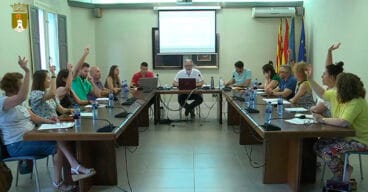 pleno extraordinario de pedreguer en junio de 2023 para establecer la organizacion del ayuntamiento de los proximos cuatro anos