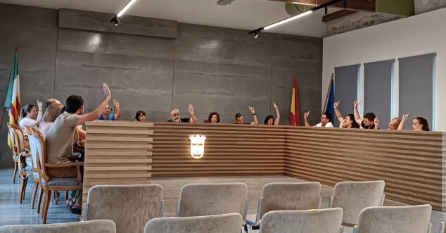 Imagen: Pleno extraordinario de Pego en junio de 2023