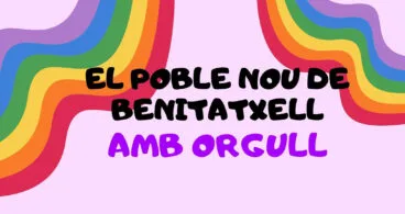 portada del orgulo lgtbi de benitatxell 2023