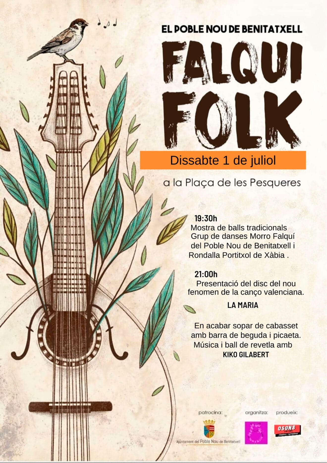 Programa del festival Falqui Folk de Benitatxell