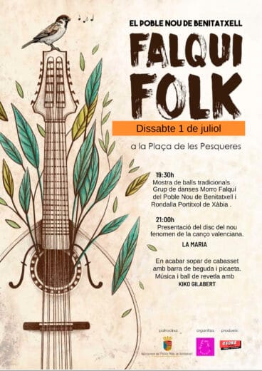 Programa del festival Falqui Folk de Benitatxell