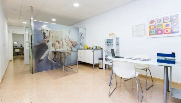 Beratungsraum der Tierklinik Denia