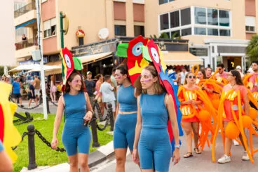 Cabalgata de disfraces de las fiestas de Moraria 2023 70