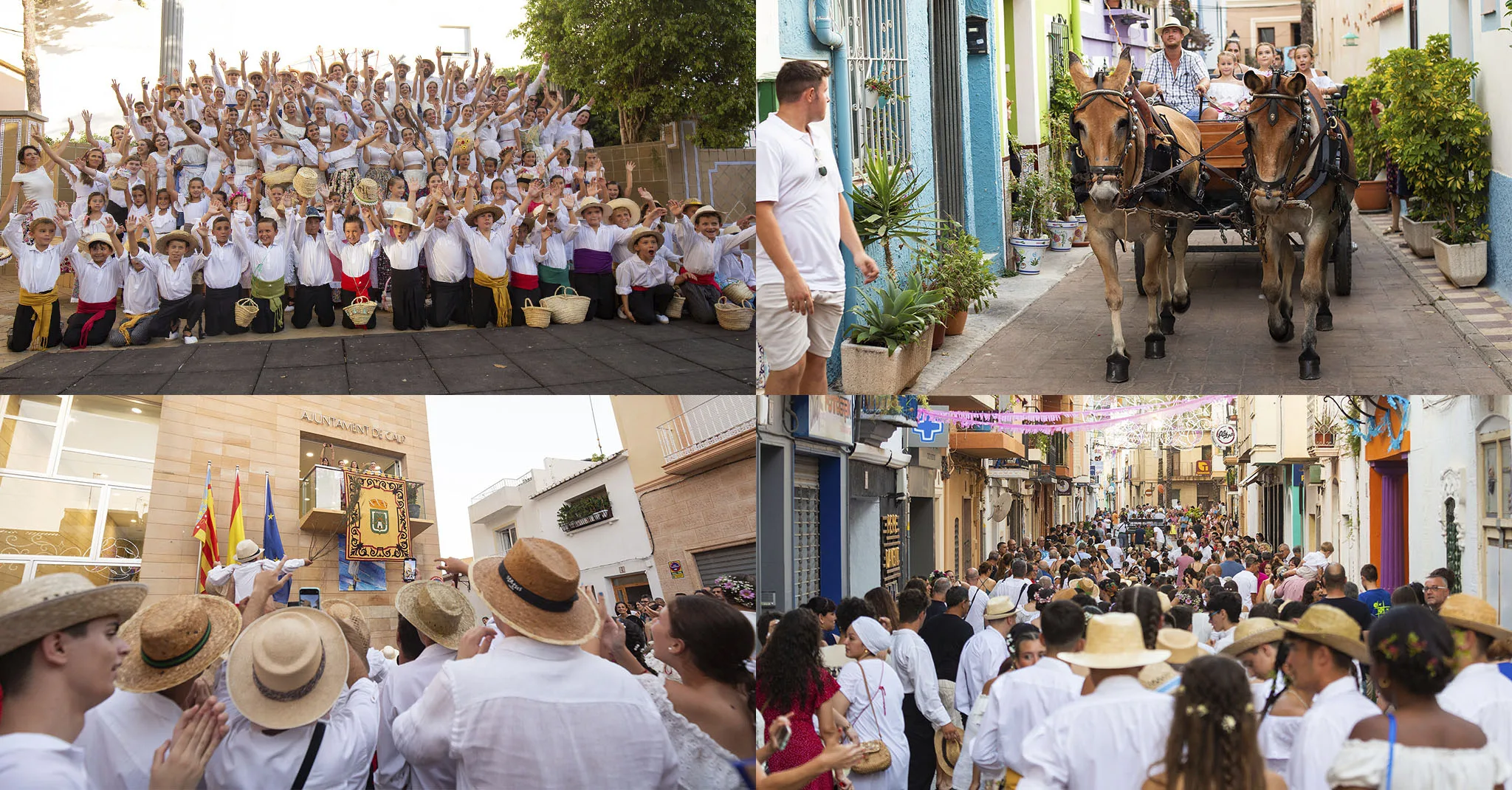 calp crida a la festa tras una multitudinaria entrada de la murta para inaugurar a lo grande sus fiestas