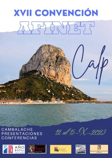 Cartel CONVENCIÓN AFINET. Calp 2023