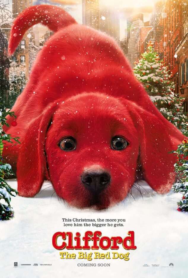 Imagen: Cartel de Clifford, el gran perro rojo