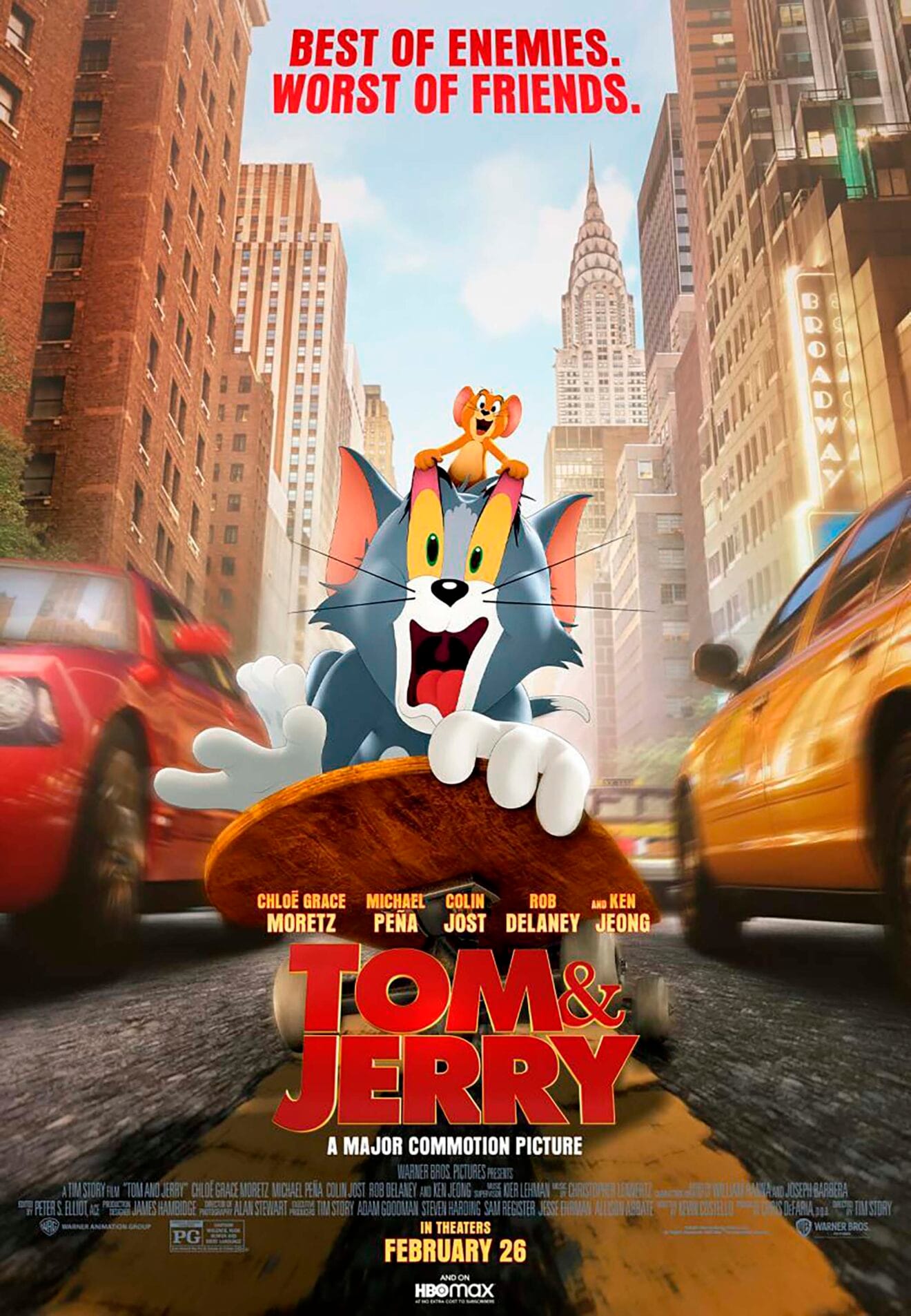 Cartel de Tom y Jerry