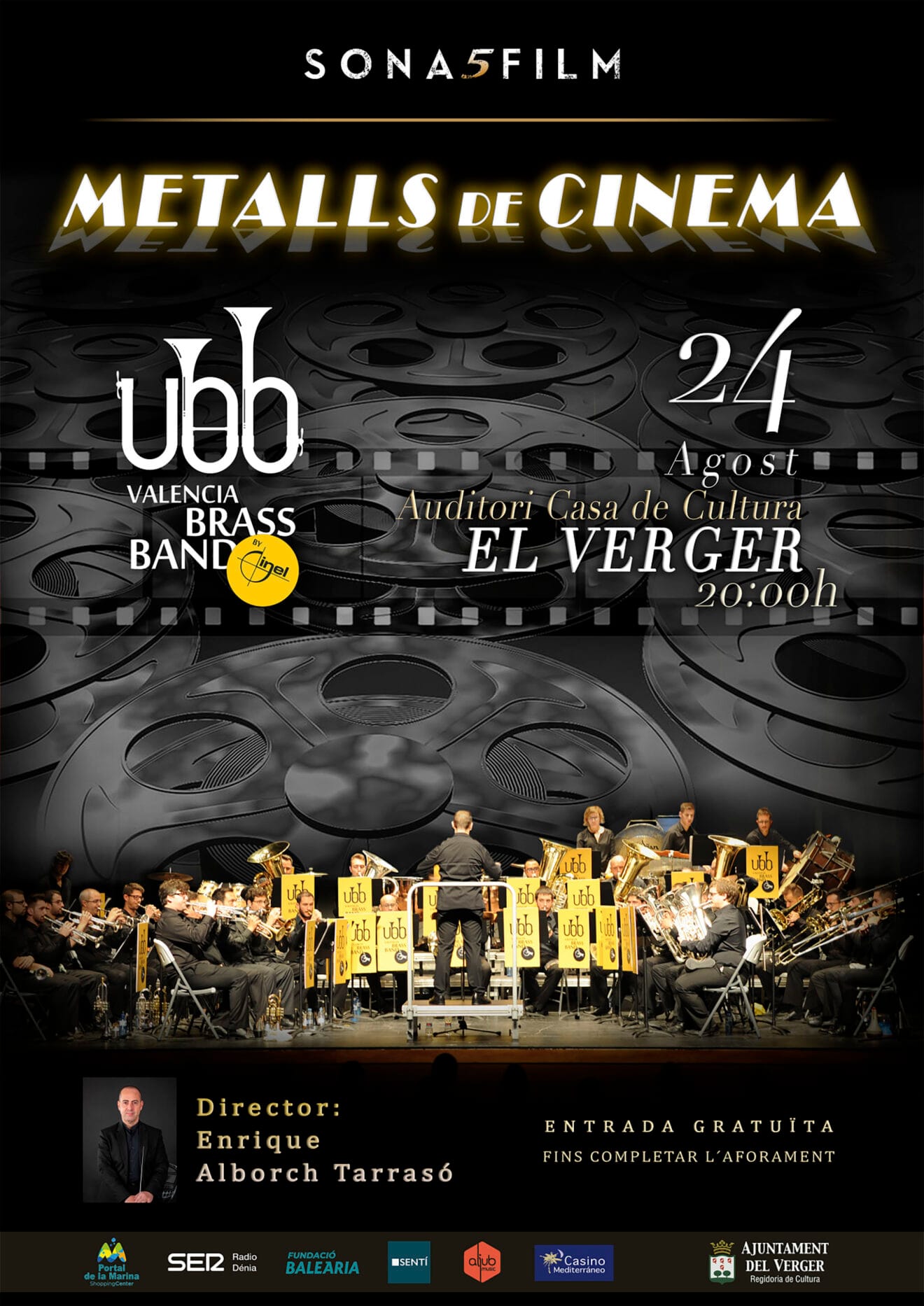 Cartel  Sonafilm Metalls de cinema en El Verger