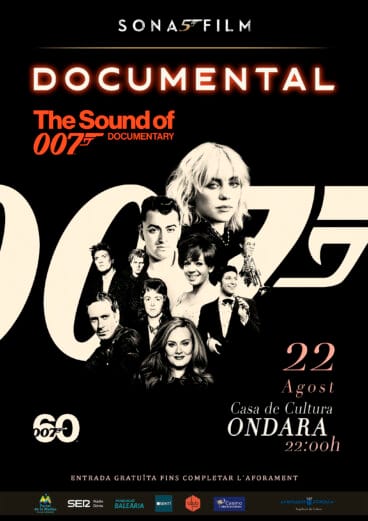 Cartel Sonafilm The Sound of 007 en Ondara