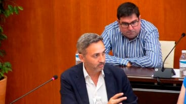 César Sánchez en el pleno extraordinario de Calp de julio de 2023