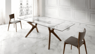 Complementa el salón con mesas y sillas de diseño