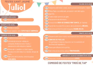 festes de sant jaume 2022 en la partida benimarco de teulada moraira