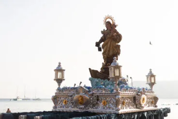 Ofrenda y procesión a la Virgen del Carmen en Calp 2023 01