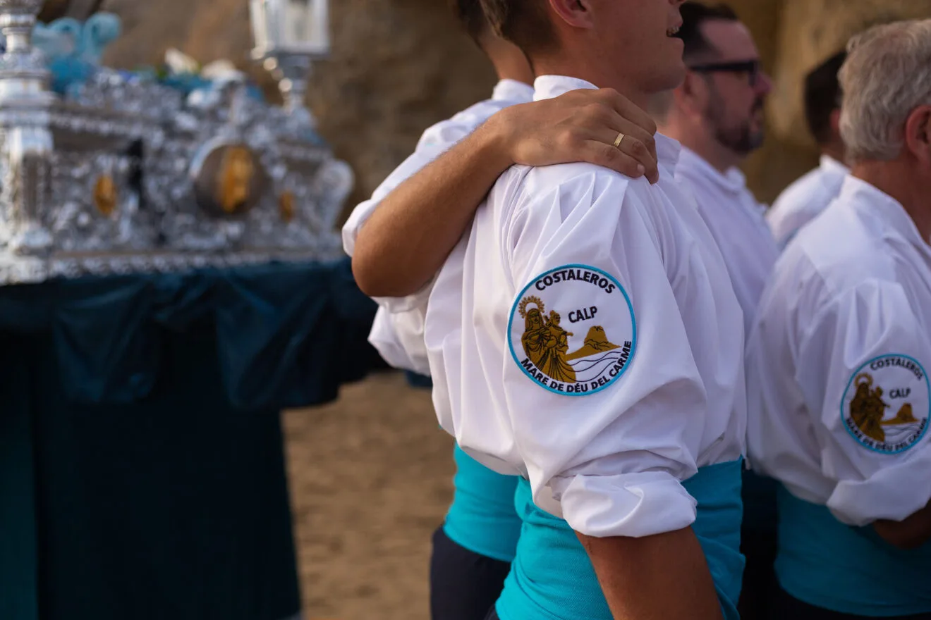 Ofrenda y procesión a la Virgen del Carmen en Calp 2023 06