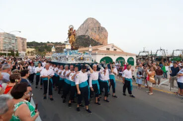 Ofrenda y procesión a la Virgen del Carmen en Calp 2023 64