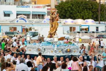 Ofrenda y procesión a la Virgen del Carmen en Calp 2023 76