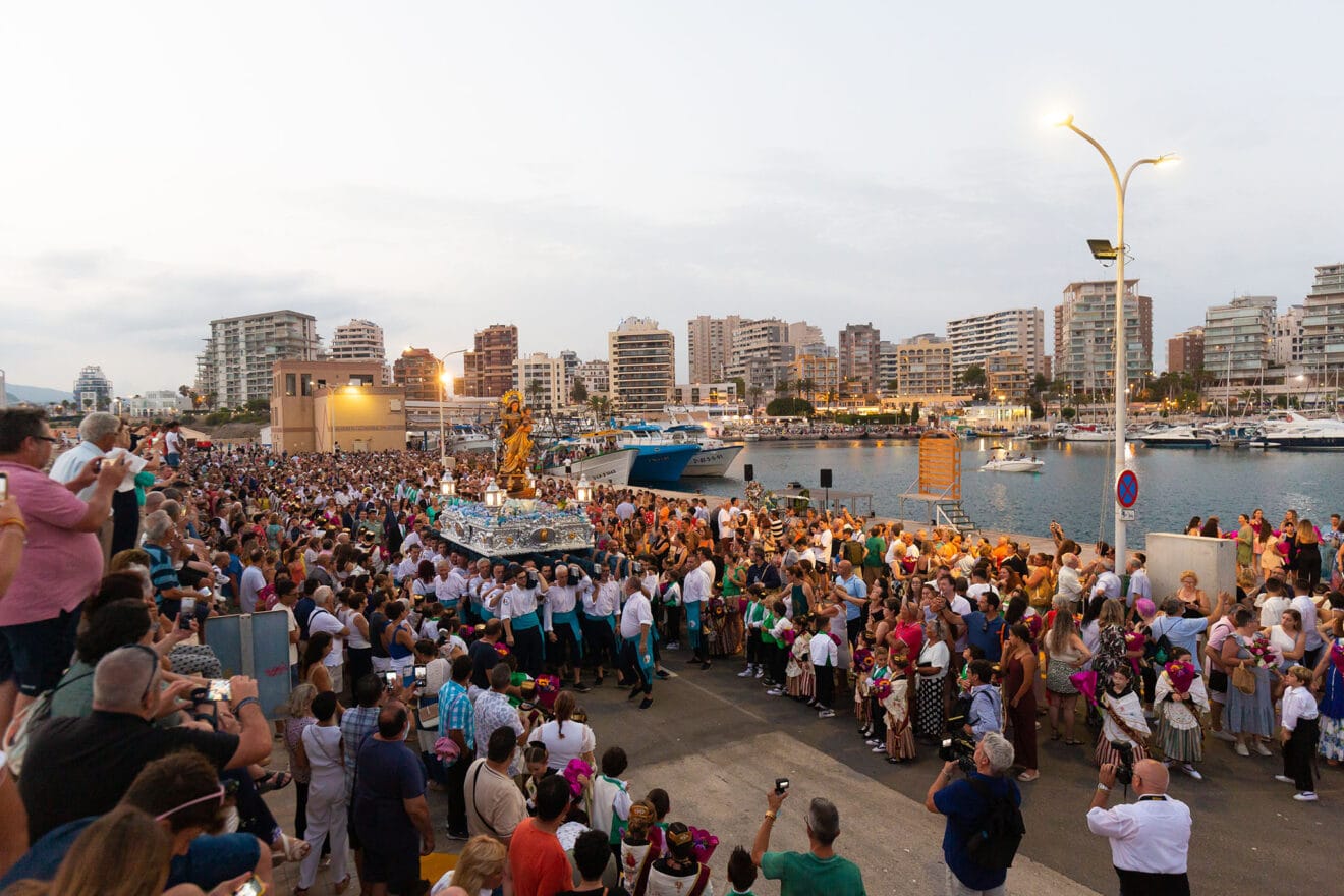 Ofrenda y procesión a la Virgen del Carmen en Calp 2023 79