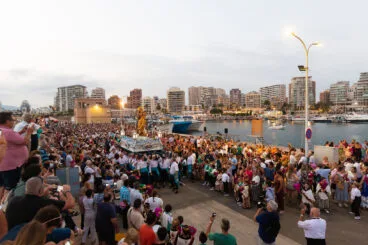 Ofrenda y procesión a la Virgen del Carmen en Calp 2023 79