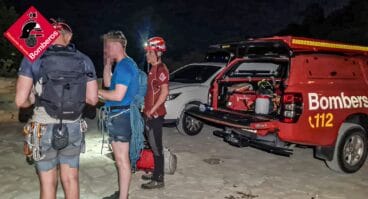 Operativo de rescate en el Peñón de Ifach