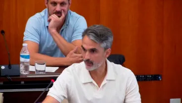 Paco Quiles en el pleno extraordinario de julio de 2023 en Calp