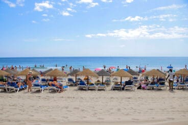 playa de la fossa de calp durante este verano 2023