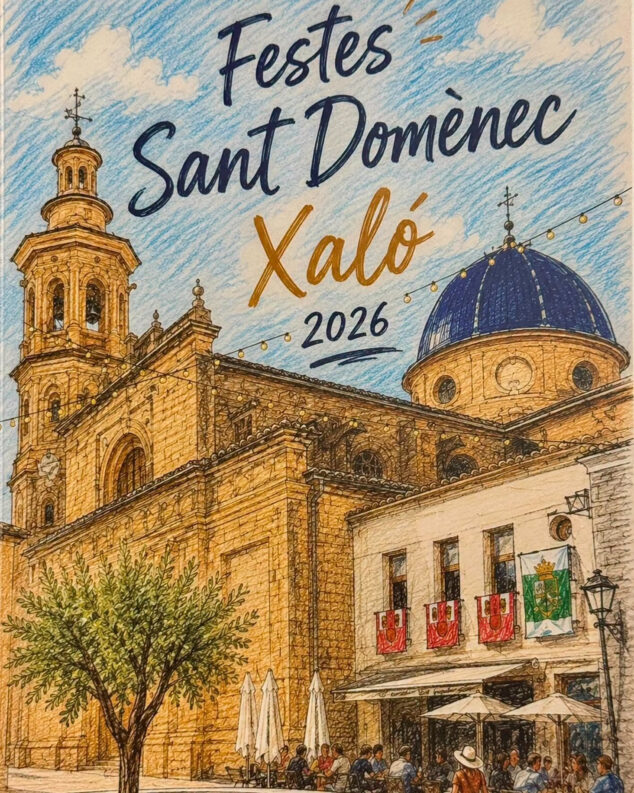 Programa de Fiestas Patronales de Xaló Sant Domènec 2026 2 Imagen: Portada de las Fiestas Patronales de Xaló de este año