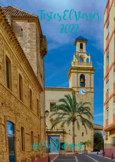 Portada del libro de fiestas patronales de El Verger de 2022