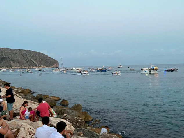 procesion en moraira en honor a la virgen del carmen 2023 25