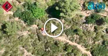 Rescate a un excursionista desorientado en el Barranc de l’Infern