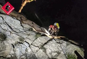 Rescate de bomberos en el Peñón de Ifach