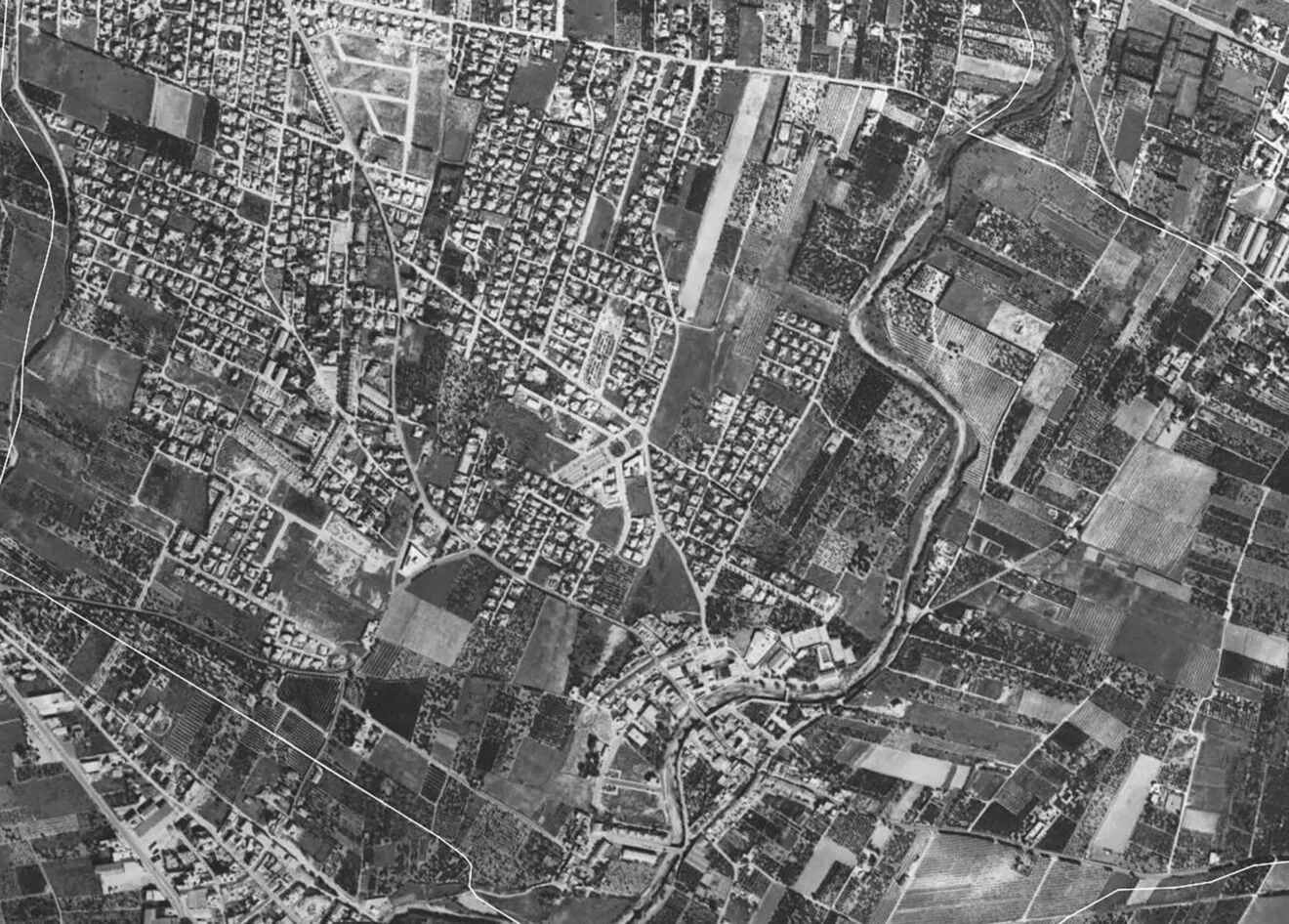 Término municipal de Els Poblets a final de la década de los 1990