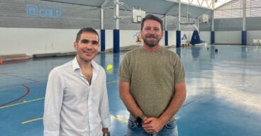 ximo perles portavoz del gobierno de calp y pere moll regidor de deportes del municipio