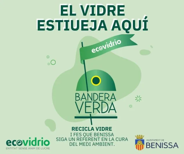 Imagen: Iniciativa de bandera verde ecovidrio en Benissa