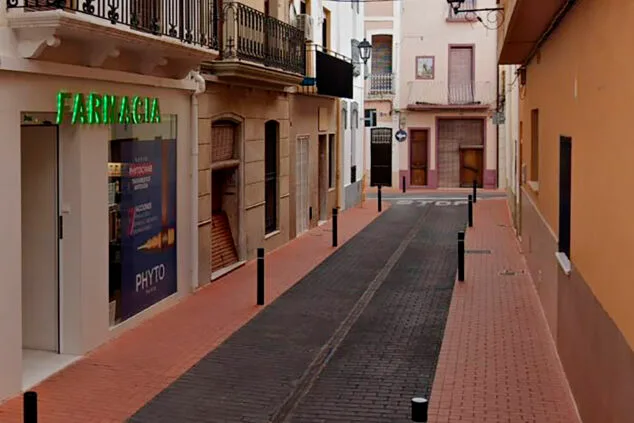 calle pare mulet donde se ubica la farmacia tormo soler de gata de gorgos