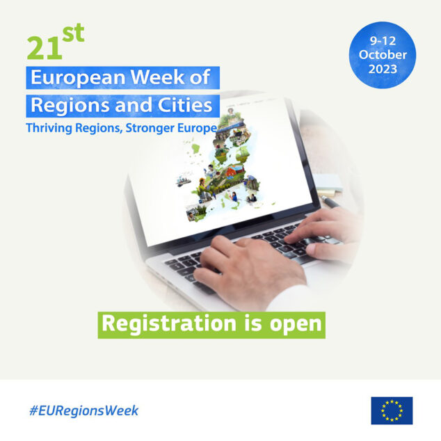 Imagen: Cartel de la 21ª Semana Europea de las Regiones y Ciudades