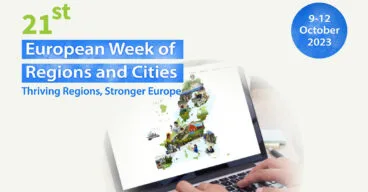 cartel de la 21a semana europea de las regiones y ciudades portada